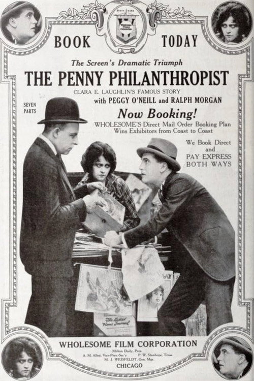 Movie poster for The Penny Philanthropist (1917)