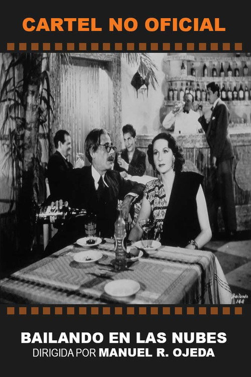 Movie poster for Bailando en las nubes (1946)