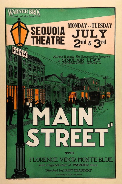 Movie poster for Main Street (1923)