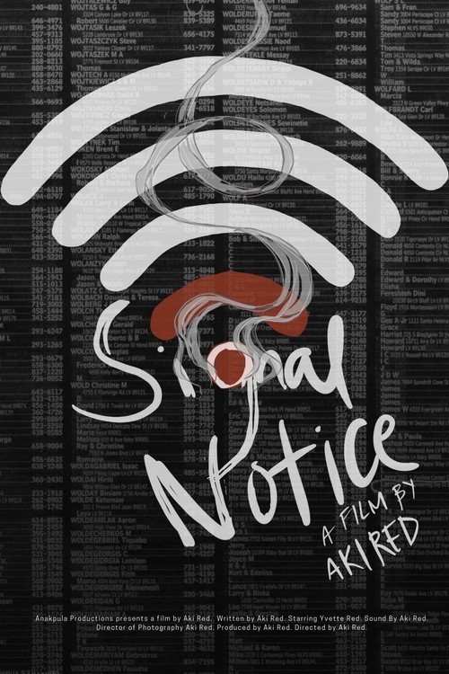 Movie poster for Signal Notice (2021)