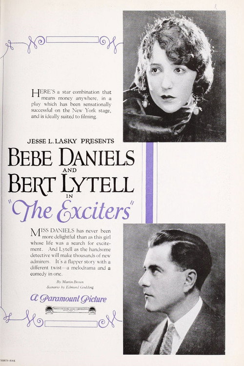 Movie poster for The Exciters (1923)