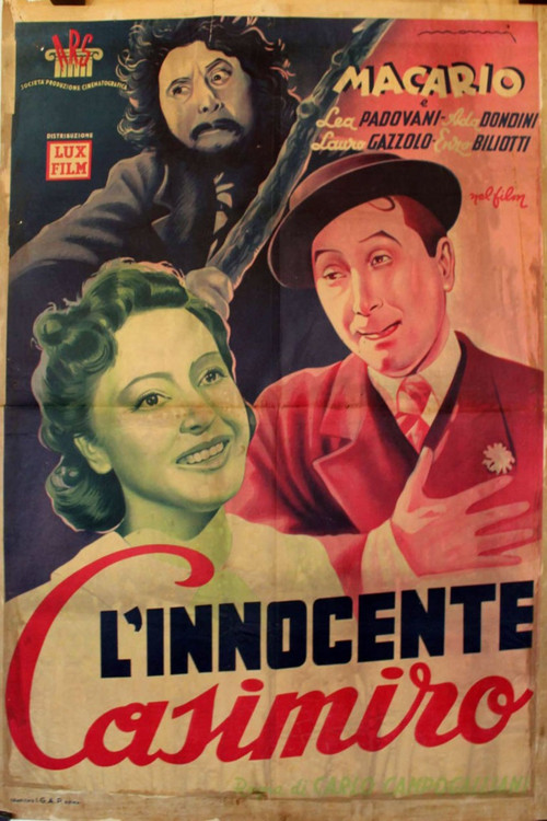 Movie poster for L'innocente Casimiro (1945)