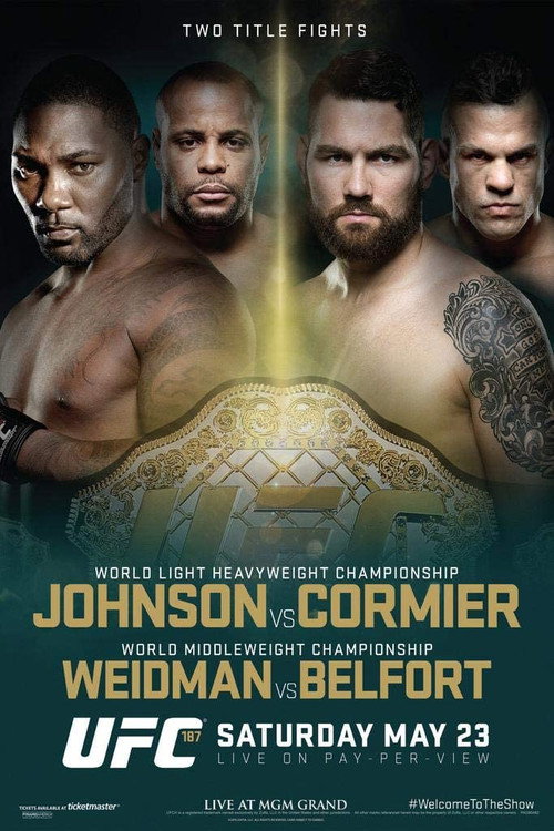 Movie poster for UFC 187: Johnson vs. Cormier (2015)
