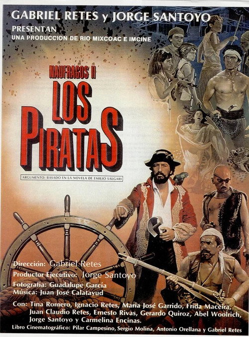 Movie poster for Los Naúfragos II: Los Piratas (1986)