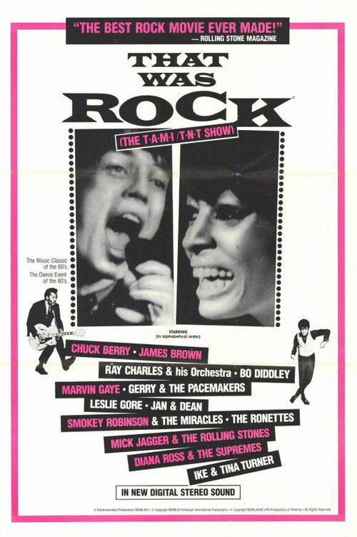 Movie poster for That Was Rock: The T.A.M.I./T.N.T. Show (1984)