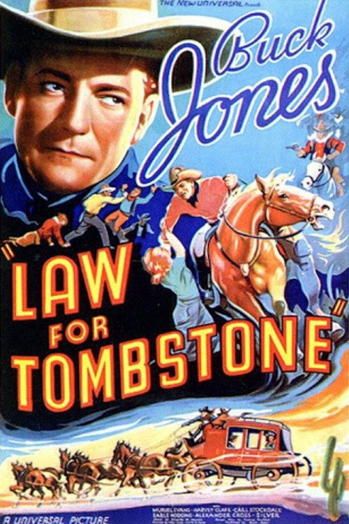 Movie poster for Law for Tombstone (1937)