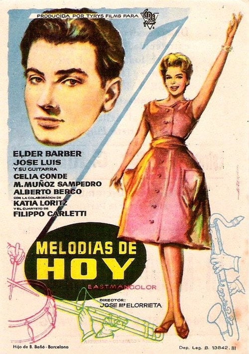 Movie poster for Melodías de hoy (1962)