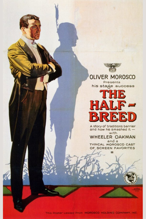 Movie poster for The Half Breed (1922)