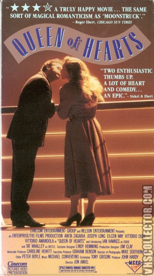 Movie poster for Queen of Hearts (1989)