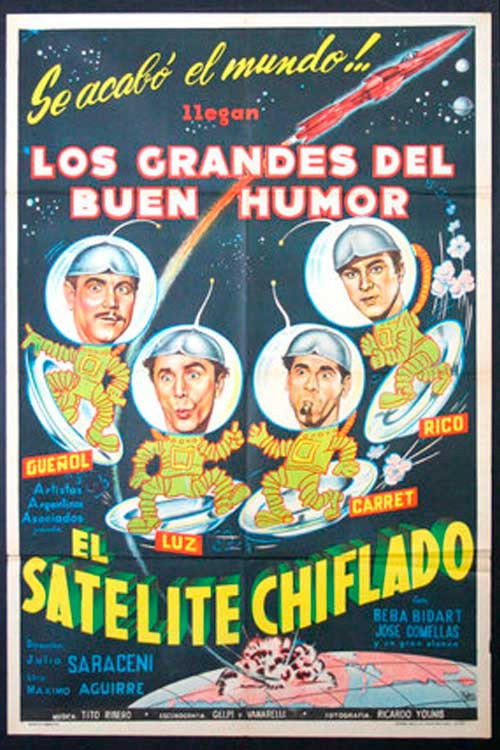 Movie poster for El satélite chiflado (1956)