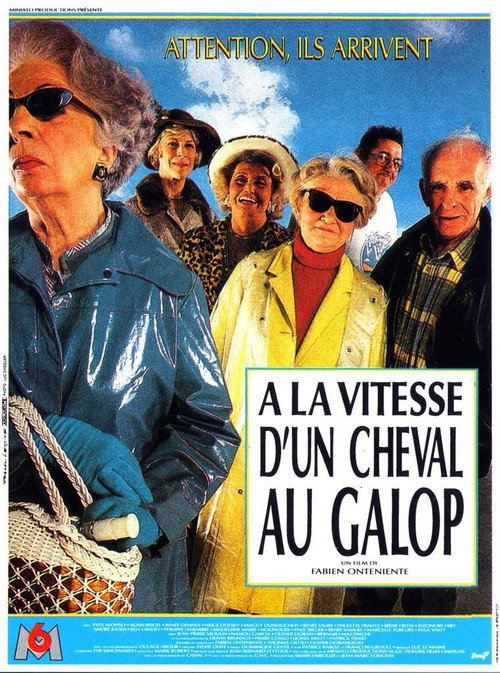Movie poster for À la vitesse d'un cheval au galop (1992)