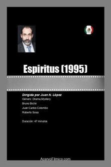 Movie poster for Espiritus (1995)