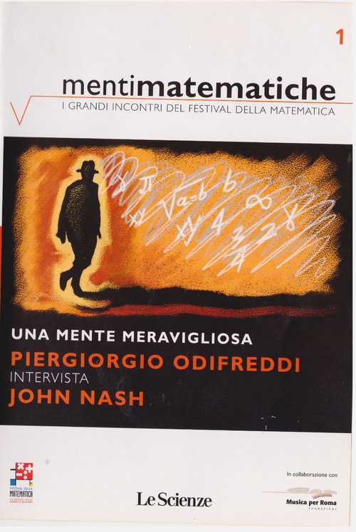Movie poster for Una mente meravigliosa -  Piergiorgio Odifreddi intervista John Nash (Menti Matematiche 1) (2008)
