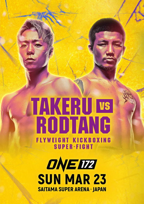 Movie poster for ONE 172: Takeru vs. Rodtang (2025)