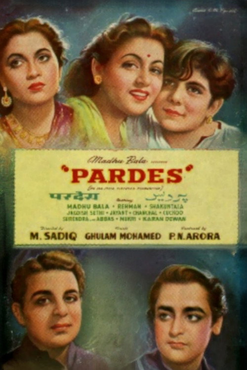 Movie poster for Pardes (1950)