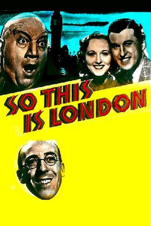 Movie poster for So This Is London (1939)