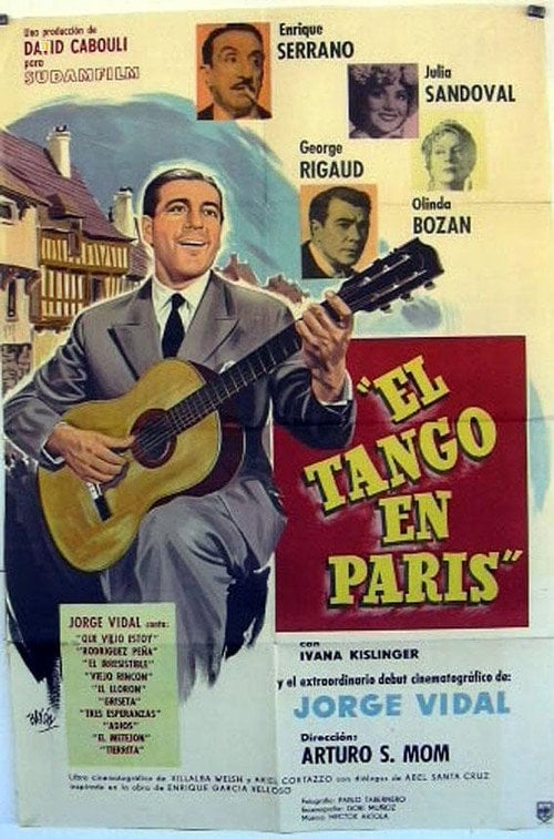 Movie poster for El tango en París (1956)