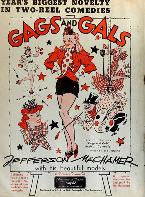 Movie poster for Gags and Gals (1936)