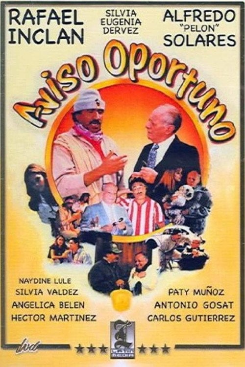 Movie poster for Aviso oportuno (1997)
