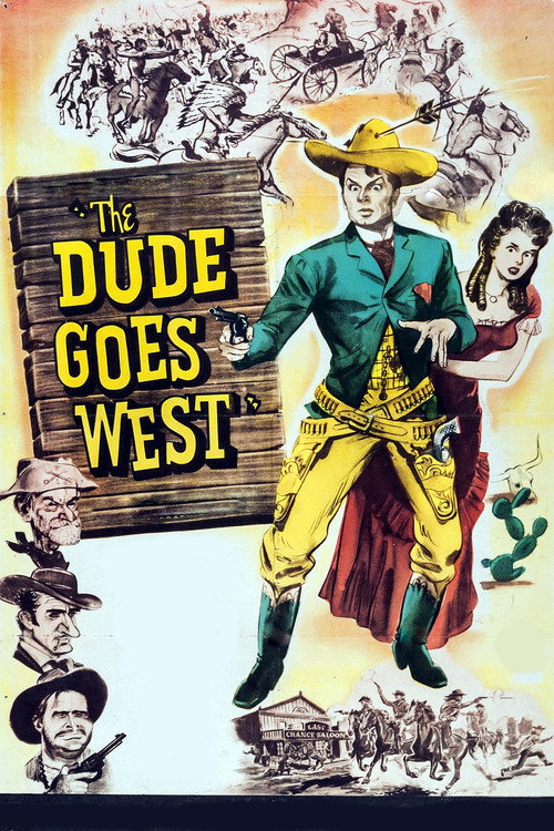 Movie poster for The Dude Goes West (1948)