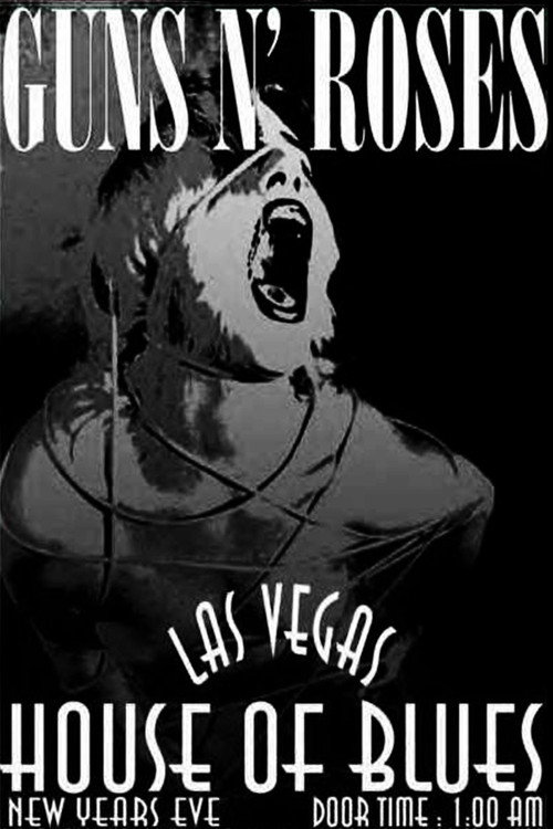 Movie poster for Guns N’ Roses: Live at the House of Blues - Las Vegas (2001)
