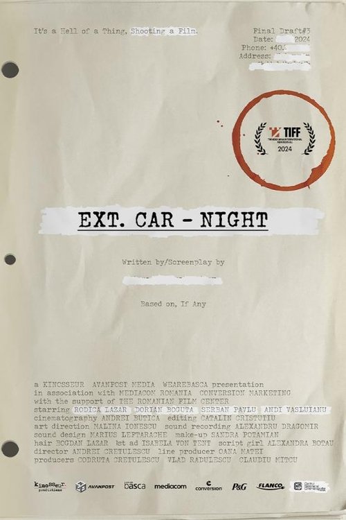 Movie poster for Ext. Car. Night (2024)
