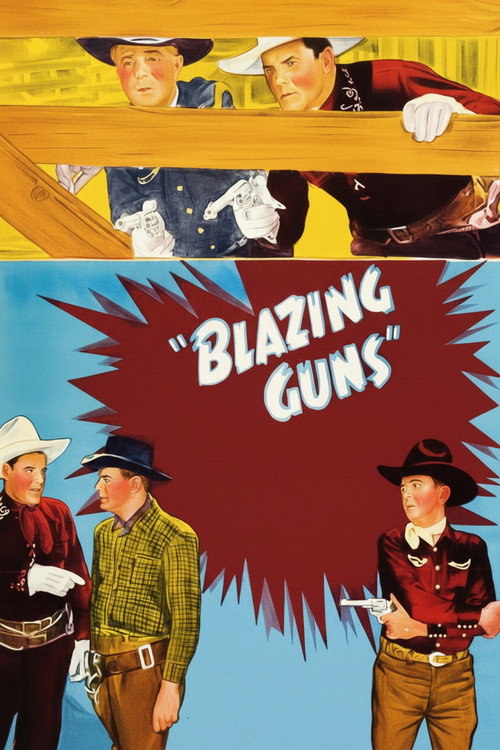 Movie poster for Blazing Guns (1943)