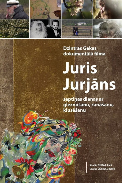 Movie poster for Juris Jurjāns. Seven Days of Painting, Talking, Silence (2024)