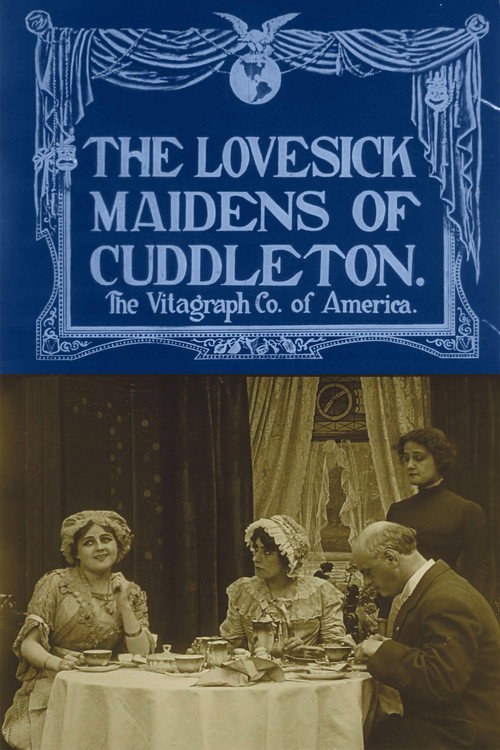 Movie poster for The Lovesick Maidens of Cuddleton (1912)