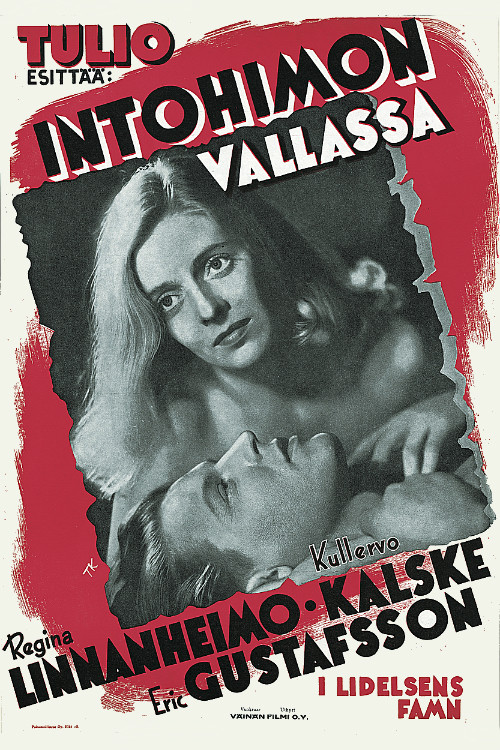 Movie poster for Intohimon vallassa (1947)