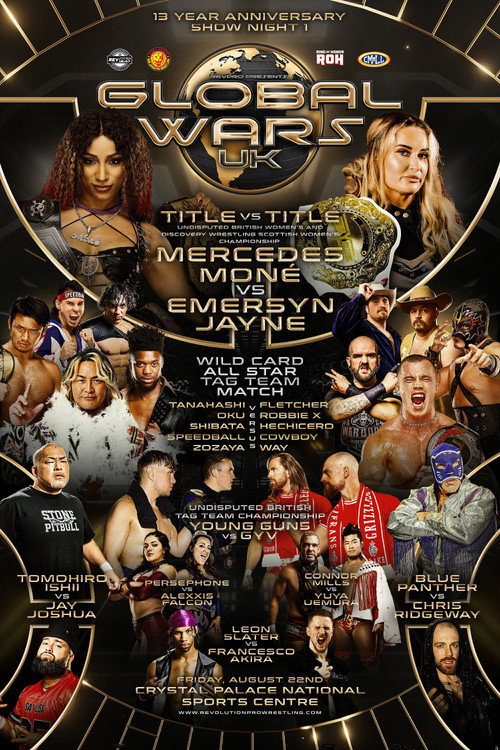Movie poster for RevPro 13 Year Anniversary Show - Day 1: Global Wars UK (2025)