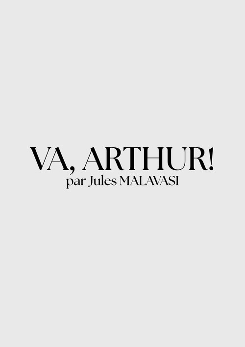 Movie poster for Va, Arthur!