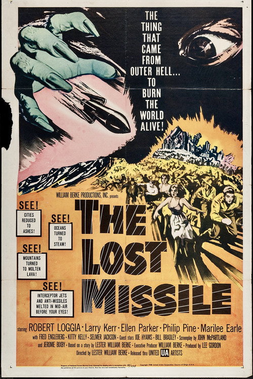 Movie poster for The Lost Missile (1958)