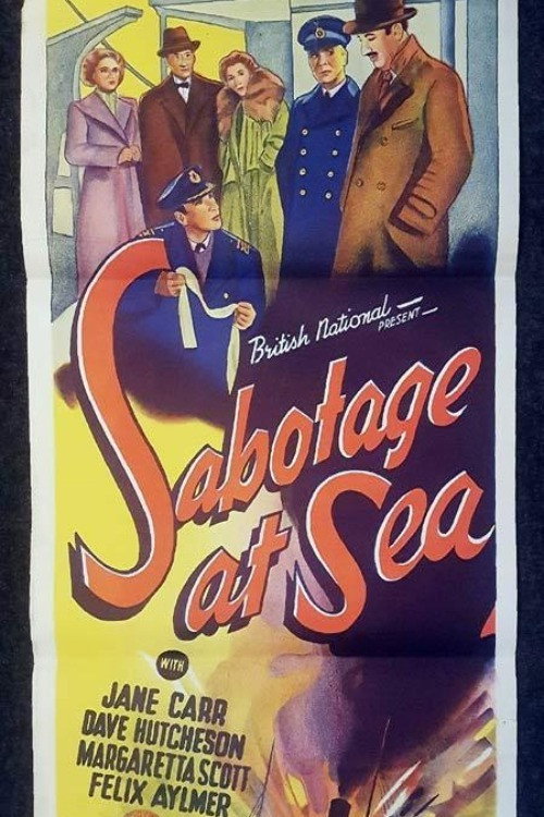 Movie poster for Sabotage at Sea (1942)