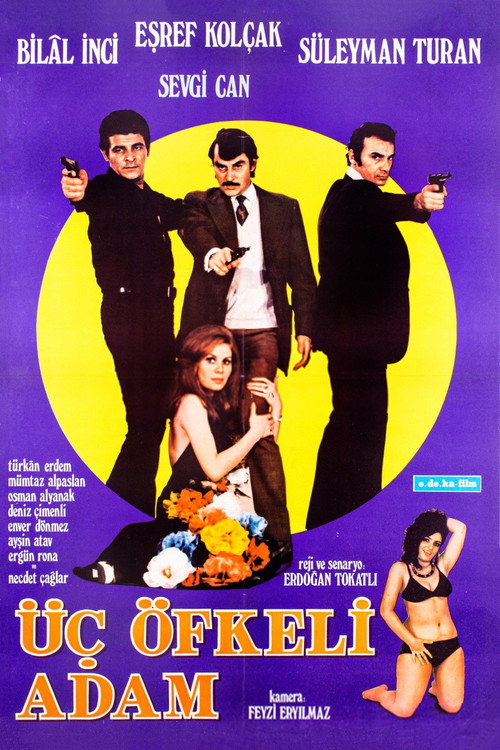 Movie poster for Üç Öfkeli Adam (1971)