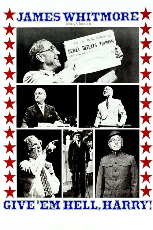 Movie poster for Give 'em Hell, Harry! (1975)