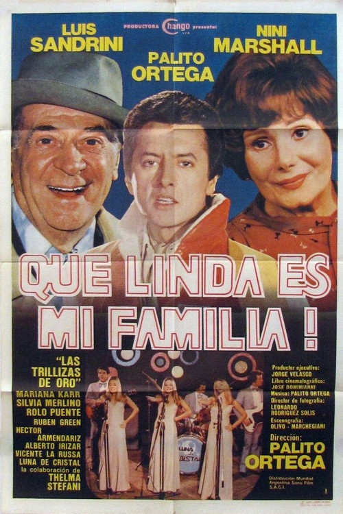 Movie poster for ¡Qué linda es mi familia! (1980)