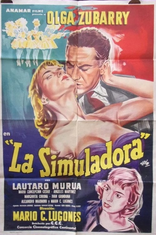 Movie poster for La simuladora (1955)