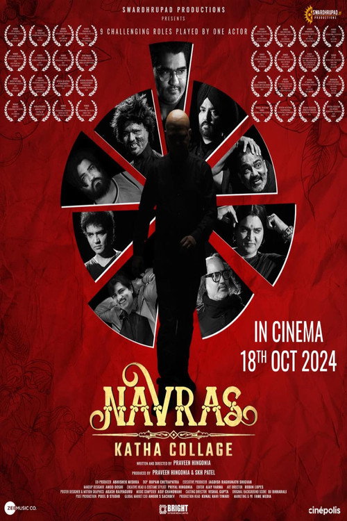 Movie poster for Navras Katha Collage (2024)