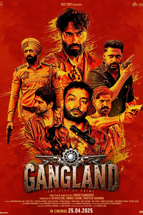 Movie poster for Gangland: The City of Crime (2025)