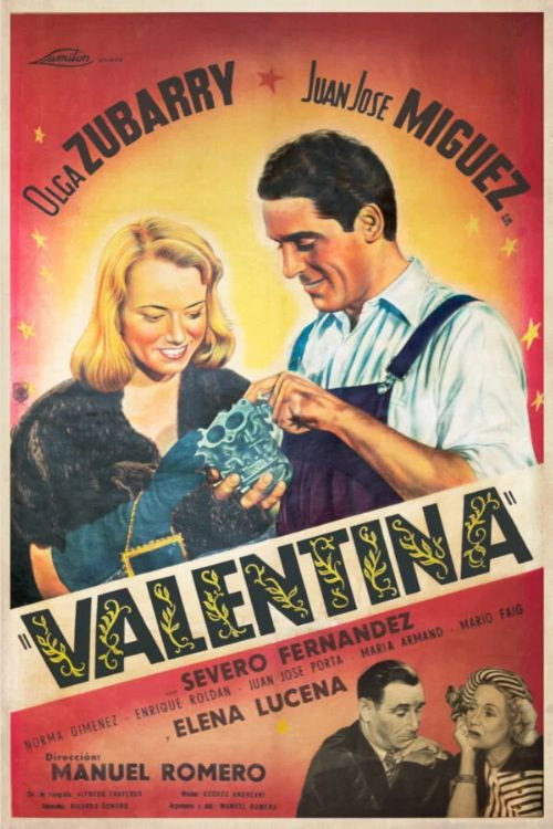 Movie poster for Valentina (1950)