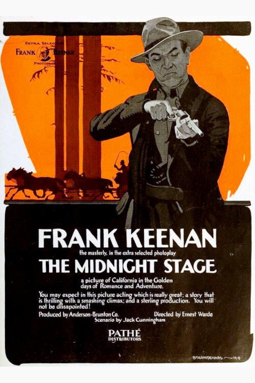 Movie poster for The Midnight Stage (1919)