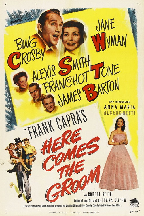 Movie poster for Here Comes the Groom (1951)
