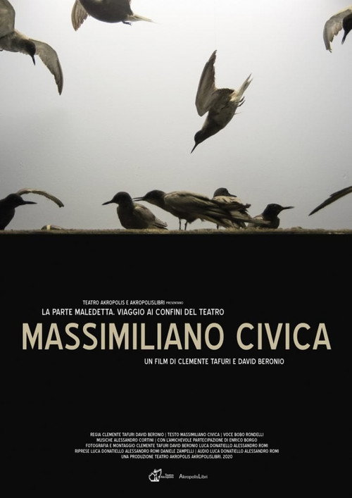Movie poster for La parte maledetta. Viaggio ai confini del teatro - Massimiliano Civica (2020)