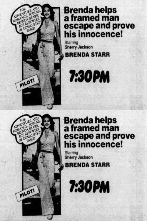 Movie poster for Brenda Starr, Reporter (1979)
