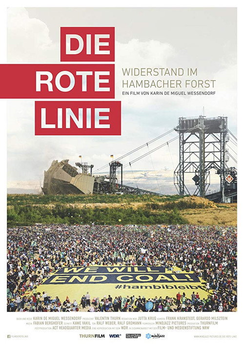 Movie poster for The Red Line - Resistance in Hambach Forest (2019)