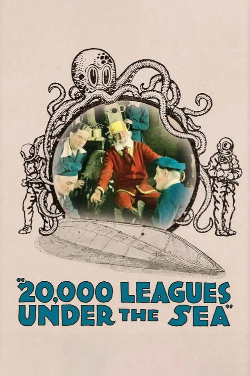 Movie poster for 20,000 Leagues Under the Sea (1916)