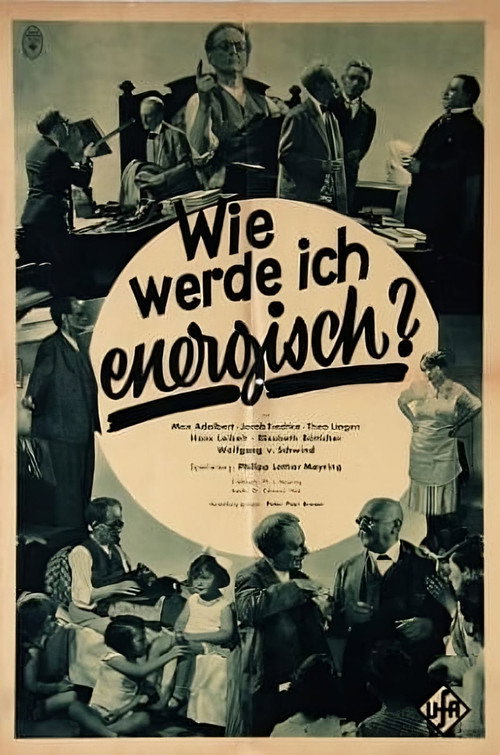 Movie poster for Wie werde ich energisch? (1933)