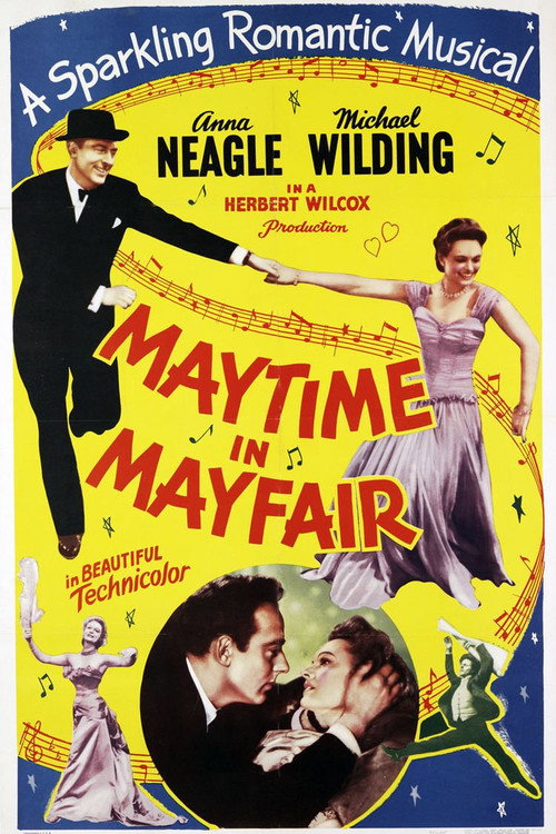 Movie poster for Maytime in Mayfair (1949)