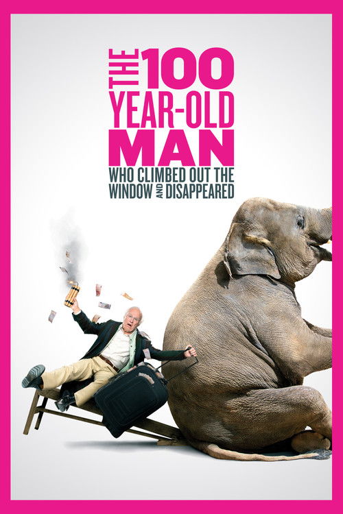 Movie poster for The 100 Year-Old Man Who Climbed Out the Window and Disappeared (2013)